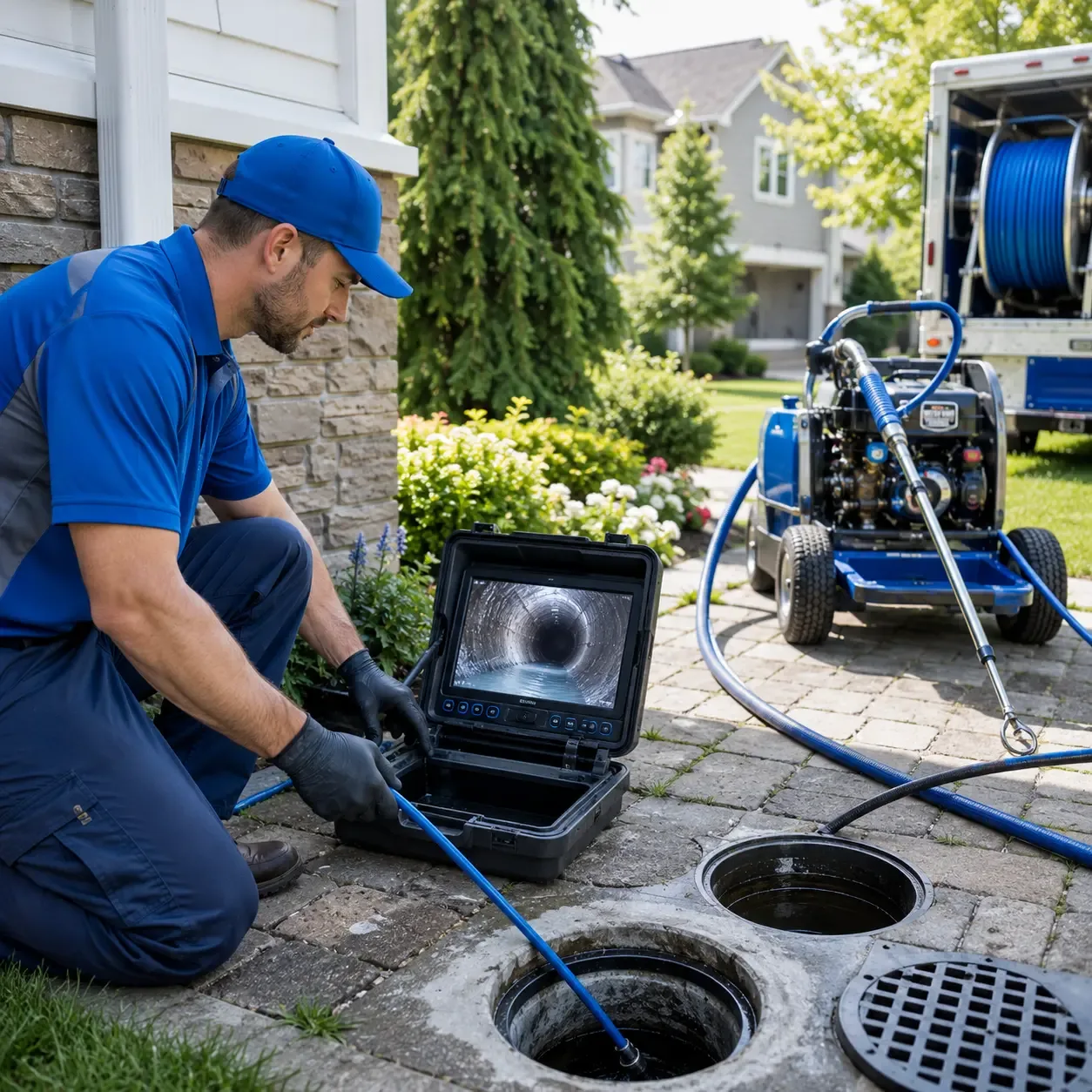 Outdoor drain cleaning professionals serving Boston, MA