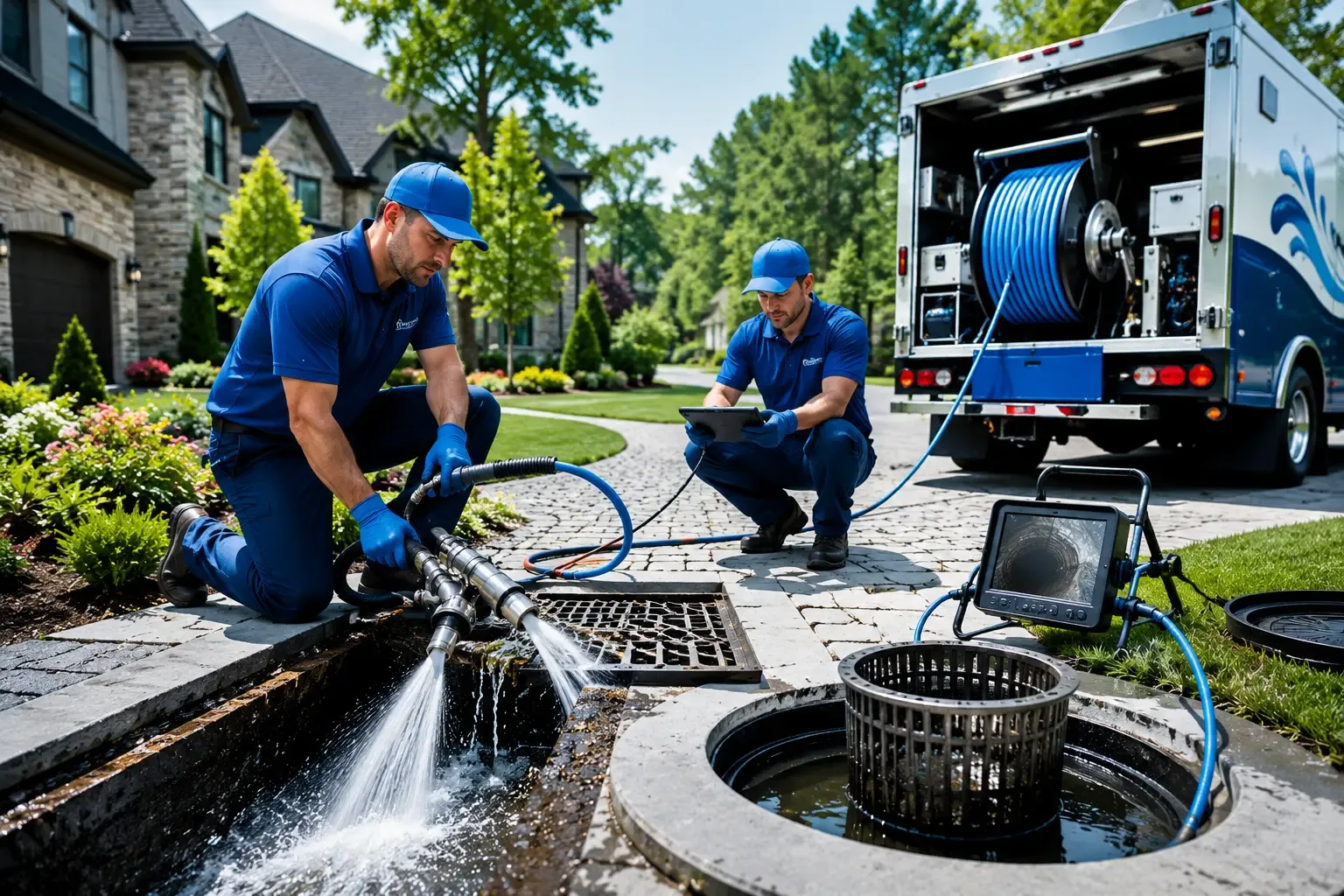 Local outdoor drain cleaning professionals in Boston, MA